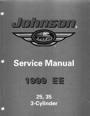 1999 EE Johnson Outboards 25, 35 3-Cylinder Service Manual, Page 1