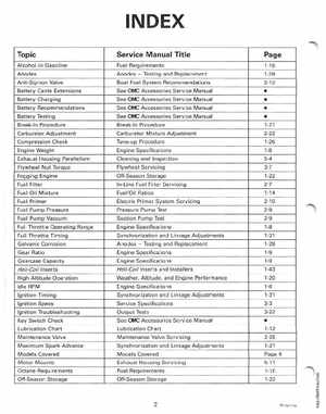 1999 EE Johnson Outboards 25, 35 3-Cylinder Service Manual, Page 4