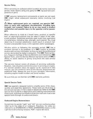 1999 EE Johnson Outboards 25, 35 3-Cylinder Service Manual, Page 12