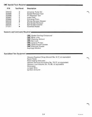 1999 EE Johnson Outboards 25, 35 3-Cylinder Service Manual, Page 92