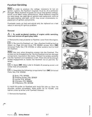 1999 EE Johnson Outboards 25, 35 3-Cylinder Service Manual, Page 95