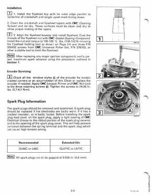 1999 EE Johnson Outboards 25, 35 3-Cylinder Service Manual, Page 96