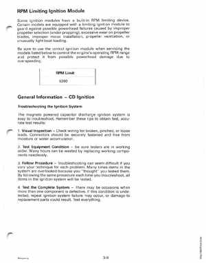 1999 EE Johnson Outboards 25, 35 3-Cylinder Service Manual, Page 97