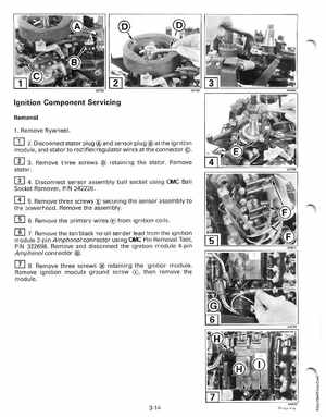 1999 EE Johnson Outboards 25, 35 3-Cylinder Service Manual, Page 102