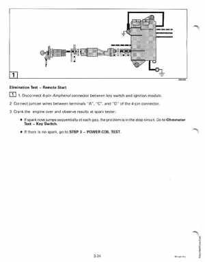 1999 EE Johnson Outboards 25, 35 3-Cylinder Service Manual, Page 112