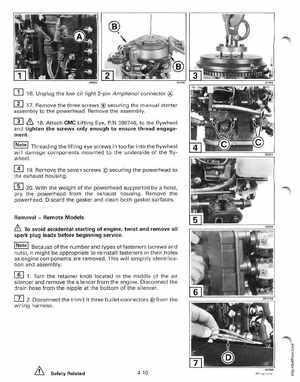 1999 EE Johnson Outboards 25, 35 3-Cylinder Service Manual, Page 128
