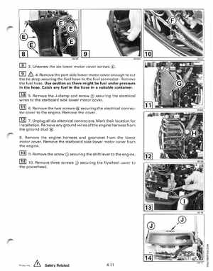 1999 EE Johnson Outboards 25, 35 3-Cylinder Service Manual, Page 129