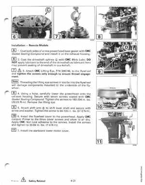 1999 EE Johnson Outboards 25, 35 3-Cylinder Service Manual, Page 149
