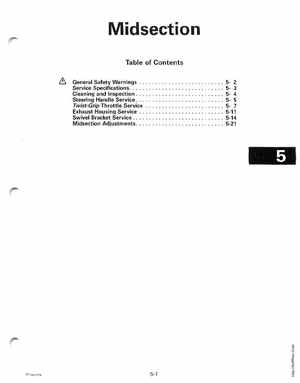 1999 EE Johnson Outboards 25, 35 3-Cylinder Service Manual, Page 160