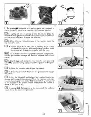 1999 EE Johnson Outboards 25, 35 3-Cylinder Service Manual, Page 186