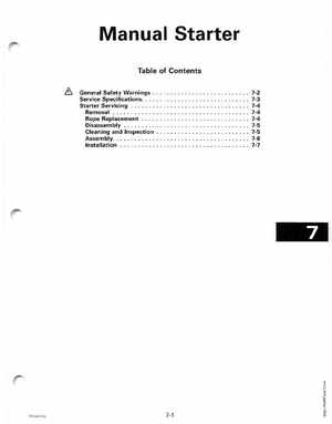 1999 EE Johnson Outboards 25, 35 3-Cylinder Service Manual, Page 204