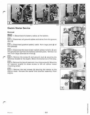 1999 EE Johnson Outboards 25, 35 3-Cylinder Service Manual, Page 219