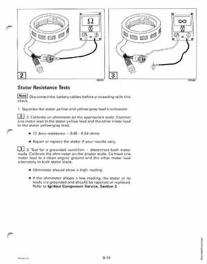 1999 EE Johnson Outboards 25, 35 3-Cylinder Service Manual, Page 229