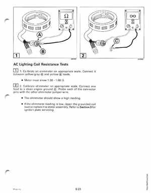 1999 EE Johnson Outboards 25, 35 3-Cylinder Service Manual, Page 233