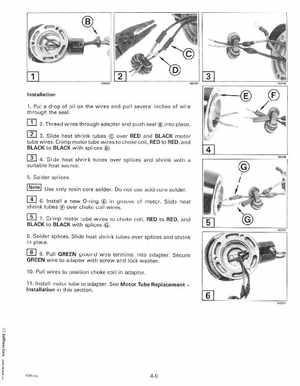 1999 Evinrude "EE" Electric Outboards Service Manual, P/N 787021, Page 100