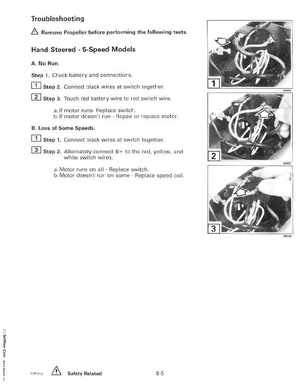 1999 Evinrude "EE" Electric Outboards Service Manual, P/N 787021, Page 156