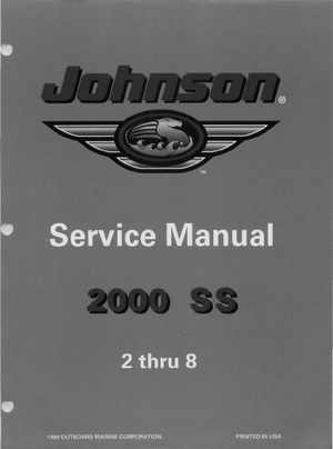 2000 Johnson/Evinrude SS 2 thru 8 outboards Service Manual, Page 1