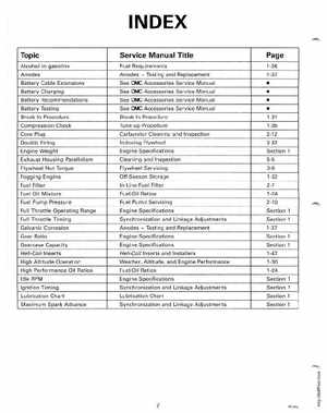 2000 Johnson/Evinrude SS 2 thru 8 outboards Service Manual, Page 4