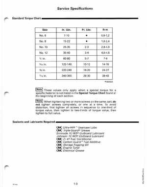 2000 Johnson/Evinrude SS 2 thru 8 outboards Service Manual, Page 9