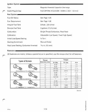 2000 Johnson/Evinrude SS 2 thru 8 outboards Service Manual, Page 19
