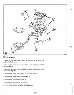 2000 Johnson/Evinrude SS 2 thru 8 outboards Service Manual, Page 79