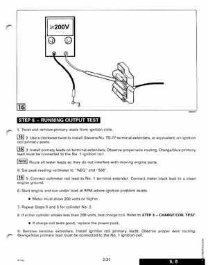 2000 Johnson/Evinrude SS 2 thru 8 outboards Service Manual, Page 121