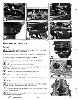 2000 Johnson/Evinrude SS 2 thru 8 outboards Service Manual, Page 174