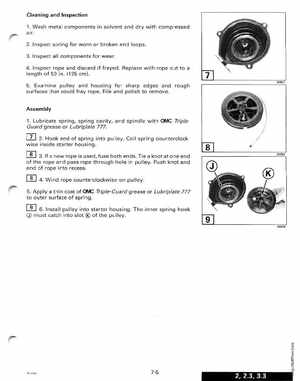2000 Johnson/Evinrude SS 2 thru 8 outboards Service Manual, Page 258