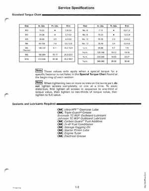 2000 Johnson/Evinrude SS 25, 35 3-Cylinder outboards Service Manual, Page 9