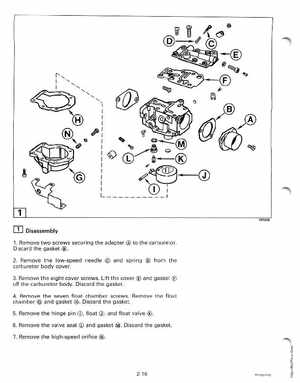 2000 Johnson/Evinrude SS 25, 35 3-Cylinder outboards Service Manual, Page 65