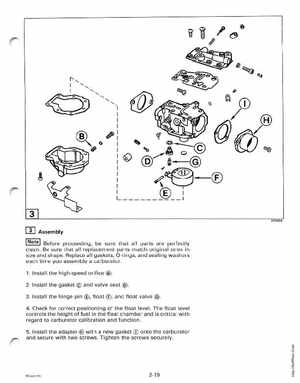 2000 Johnson/Evinrude SS 25, 35 3-Cylinder outboards Service Manual, Page 68