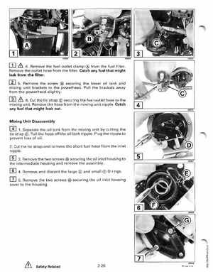 2000 Johnson/Evinrude SS 25, 35 3-Cylinder outboards Service Manual, Page 75