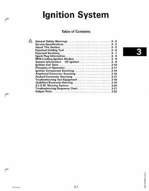 2000 Johnson/Evinrude SS 25, 35 3-Cylinder outboards Service Manual, Page 88