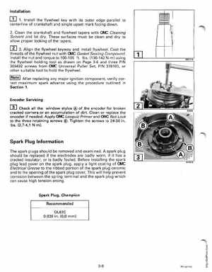 2000 Johnson/Evinrude SS 25, 35 3-Cylinder outboards Service Manual, Page 95