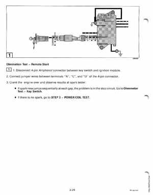 2000 Johnson/Evinrude SS 25, 35 3-Cylinder outboards Service Manual, Page 111