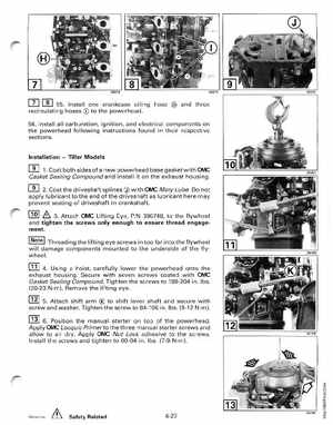 2000 Johnson/Evinrude SS 25, 35 3-Cylinder outboards Service Manual, Page 144