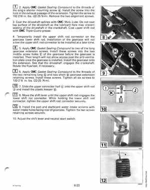 2000 Johnson/Evinrude SS 25, 35 3-Cylinder outboards Service Manual, Page 202