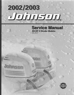 2002/2003 Johnson SN/ST 2 Stroke 3.5, 6 8 HP Outboards Service Manual, PN 5005466, Page 1