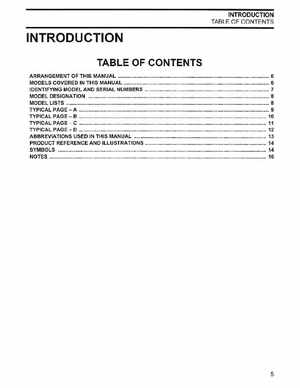 2002/2003 Johnson SN/ST 2 Stroke 3.5, 6 8 HP Outboards Service Manual, PN 5005466, Page 6