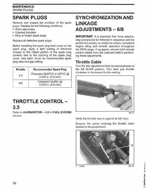 2002/2003 Johnson SN/ST 2 Stroke 3.5, 6 8 HP Outboards Service Manual, PN 5005466, Page 57