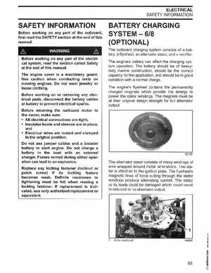 2002/2003 Johnson SN/ST 2 Stroke 3.5, 6 8 HP Outboards Service Manual, PN 5005466, Page 66