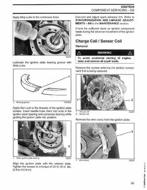 2002/2003 Johnson SN/ST 2 Stroke 3.5, 6 8 HP Outboards Service Manual, PN 5005466, Page 96