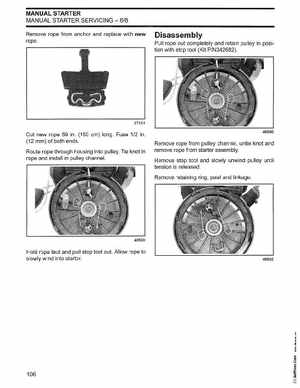 2002/2003 Johnson SN/ST 2 Stroke 3.5, 6 8 HP Outboards Service Manual, PN 5005466, Page 107