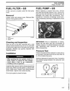 2002/2003 Johnson SN/ST 2 Stroke 3.5, 6 8 HP Outboards Service Manual, PN 5005466, Page 118