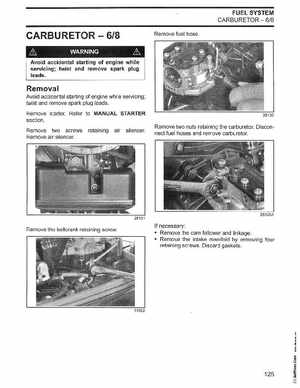 2002/2003 Johnson SN/ST 2 Stroke 3.5, 6 8 HP Outboards Service Manual, PN 5005466, Page 126