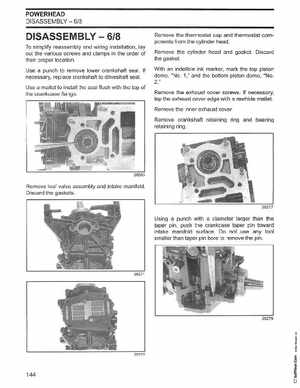 2002/2003 Johnson SN/ST 2 Stroke 3.5, 6 8 HP Outboards Service Manual, PN 5005466, Page 145