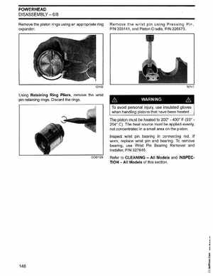 2002/2003 Johnson SN/ST 2 Stroke 3.5, 6 8 HP Outboards Service Manual, PN 5005466, Page 147