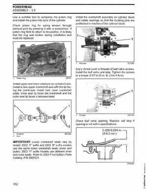 2002/2003 Johnson SN/ST 2 Stroke 3.5, 6 8 HP Outboards Service Manual, PN 5005466, Page 153
