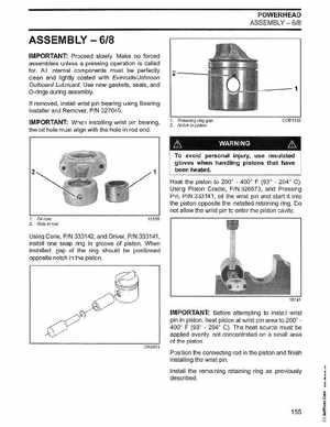 2002/2003 Johnson SN/ST 2 Stroke 3.5, 6 8 HP Outboards Service Manual, PN 5005466, Page 156