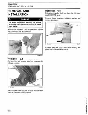 2002/2003 Johnson SN/ST 2 Stroke 3.5, 6 8 HP Outboards Service Manual, PN 5005466, Page 189